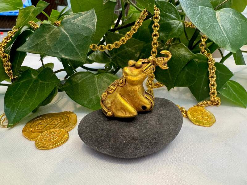 Tairona Feline Pendant w/ Bell 600BC-100AD 5