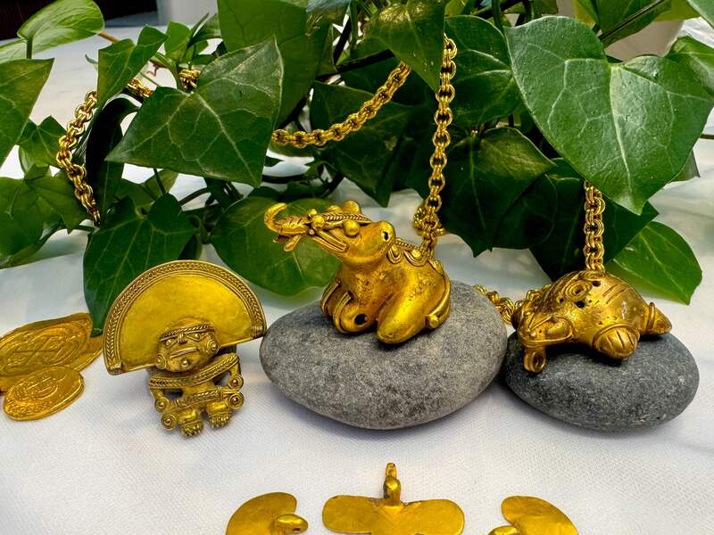 Tairona Feline Pendant w/ Bell 600BC-100AD 25