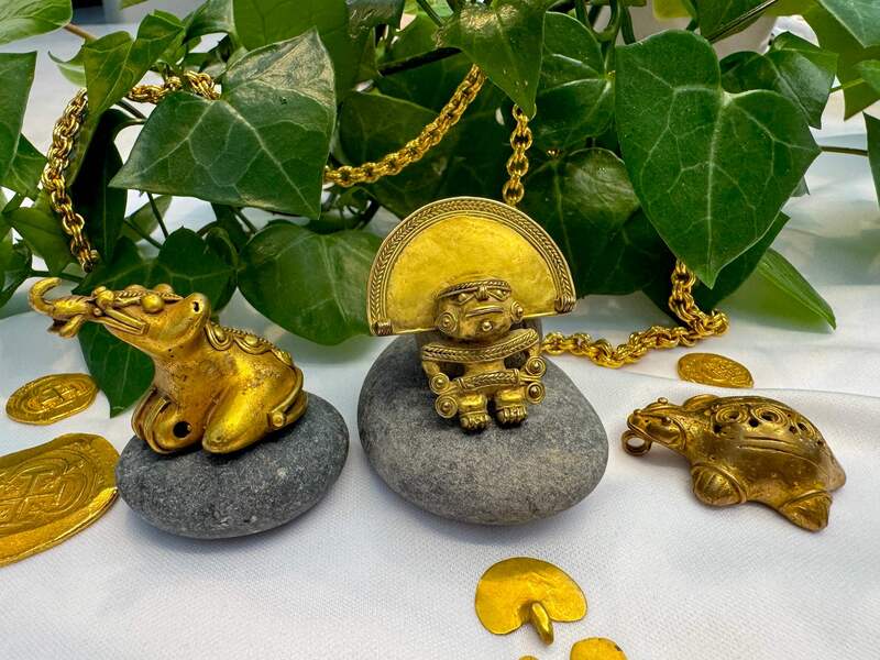 Tairona Feline Pendant w/ Bell 600BC-100AD 26