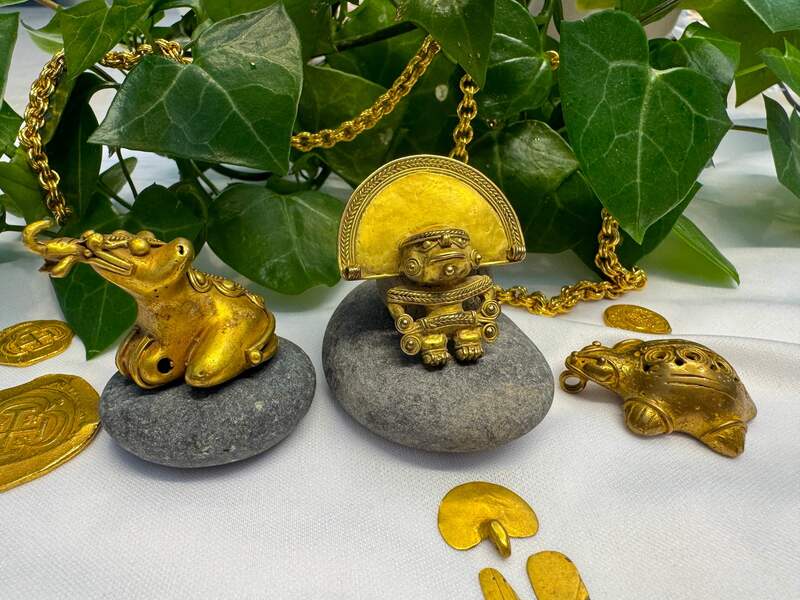 Tairona Feline Pendant w/ Bell 600BC-100AD 27