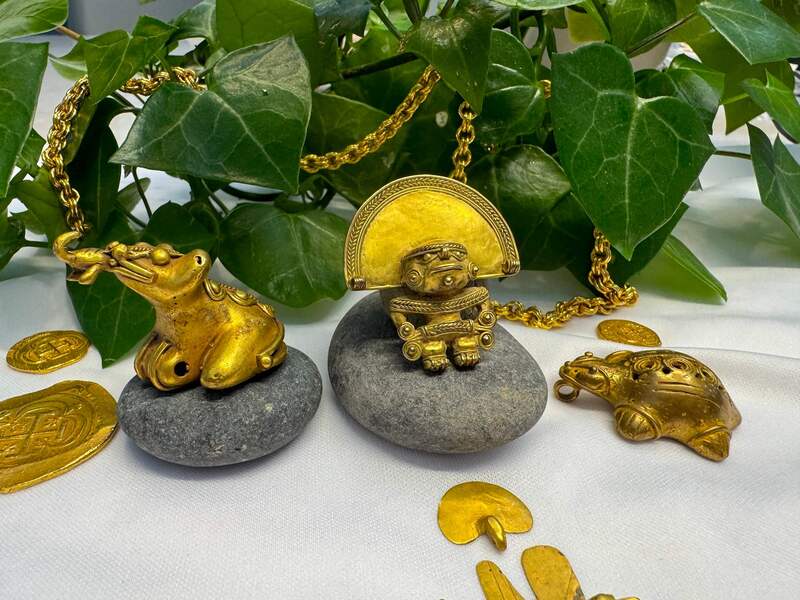 Tairona Feline Pendant w/ Bell 600BC-100AD 28