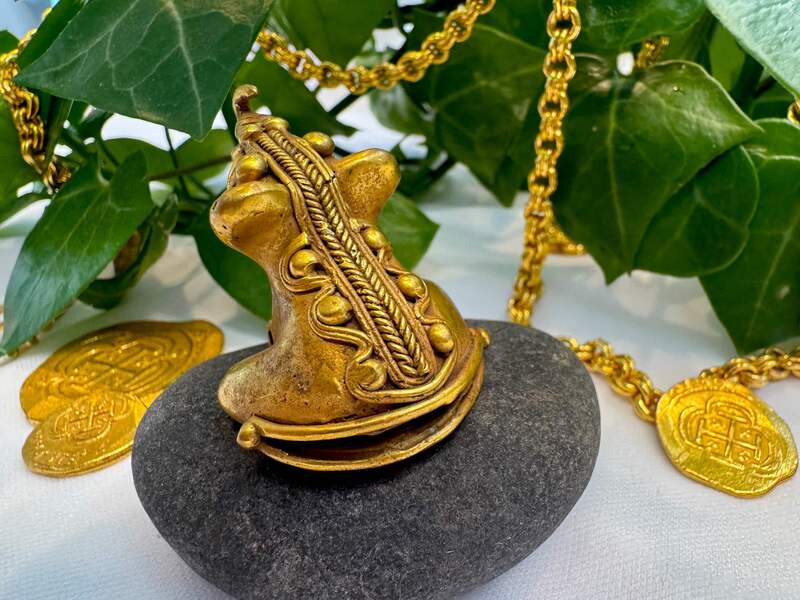 Tairona Feline Pendant w/ Bell 600BC-100AD 10