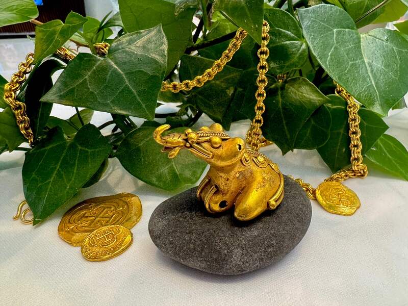 Tairona Feline Pendant w/ Bell 600BC-100AD 11