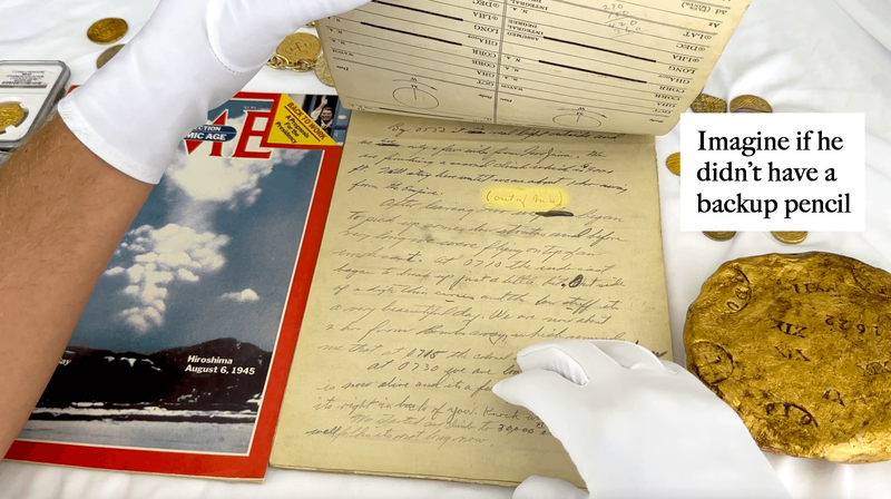 The Doc that Ended World War II: In-Flight Logbook from Enola Gay (Hiroshima) 6
